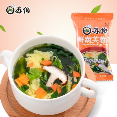 福建鮮蔬蛋花湯12g速食湯