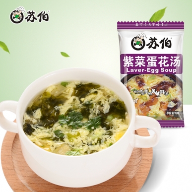 深圳蘇伯6g裝紫菜蛋花速食湯